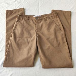 BluffWorks *Flaws* Dark Tan Chino Pants Size 30W